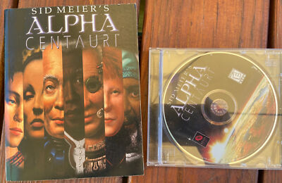 Sid Meier's Alpha Centauri 1999 For PC With Manual