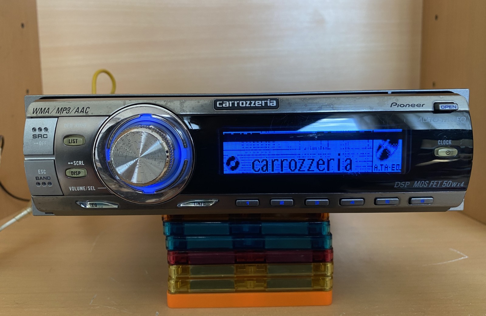 【完動品】パイオニア カロッツェリア DEH-P070 Pioneer Carrozzeria DEH-P070 Car Audio 1DIN CD IP-BUS