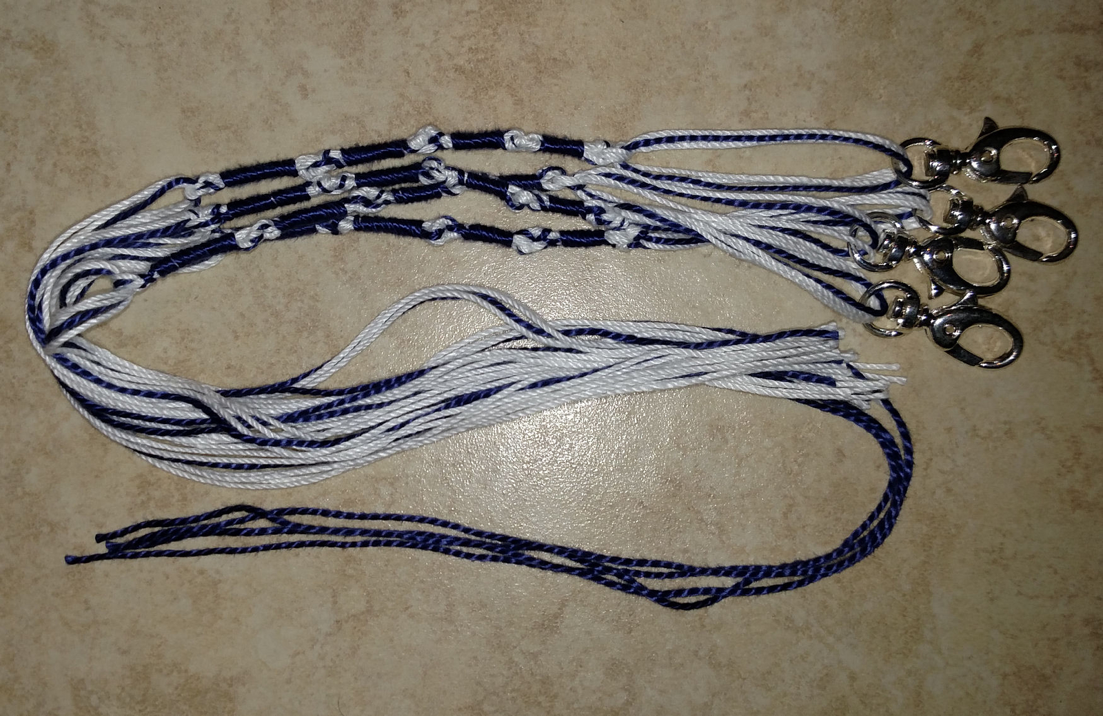 100% Cotton Handmade Jewish TZITZIT TSITSIT 1 Set of 4