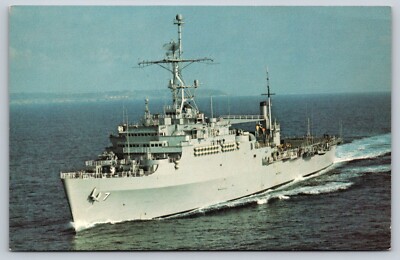USS Cleveland LPD-7 United States Navy Ship Postcard Amphibious Transport Dock
