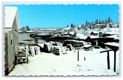 Postcard January Doldrums, Port Clyde, Maine  A8
