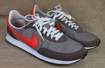 Nike Waffle Trainer 2 Moon Fossil Team Orange Shoes DH1349-002 US 11.5