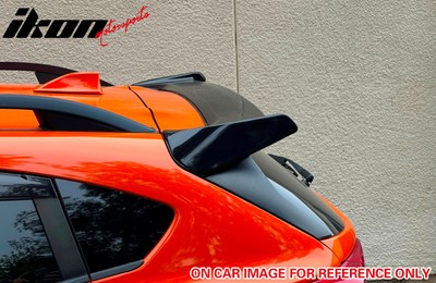 Fits 18-23 Crosstrek & 17-23 Impreza IKON Roof Spoiler Carbon Fiber Print ABS
