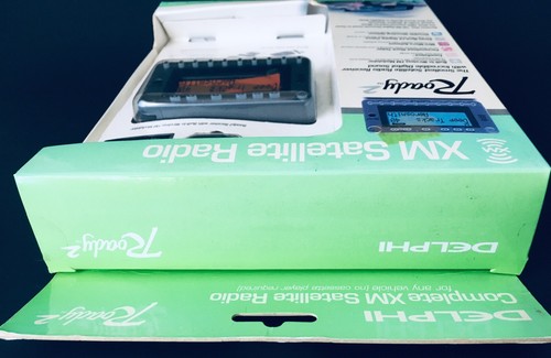 XM Satellite Radio Roady 2 Receiver Delphi SA10085 New Complete in Sun Faded Pkg