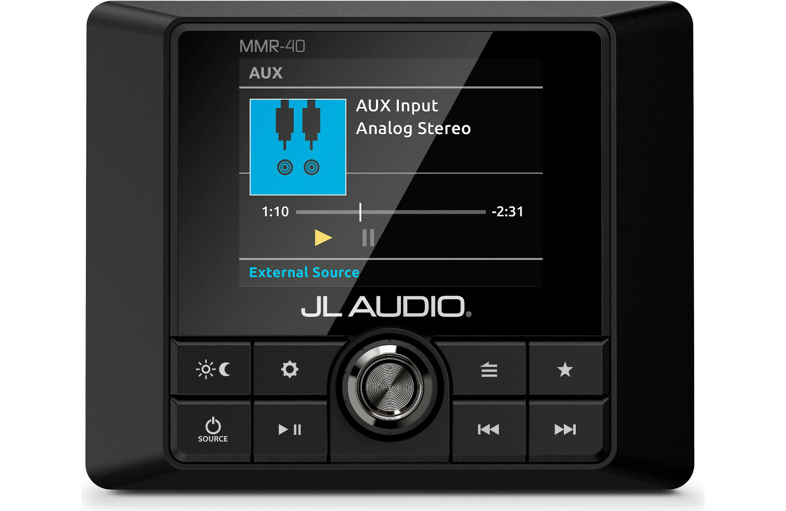 JL Audio MMR-40 Wired marine NMEA 2000 remote for JL MediaMaster receivers