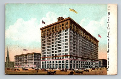 New York,NY Wanamaker's Department Store c1910 New York City Vintage Postcard