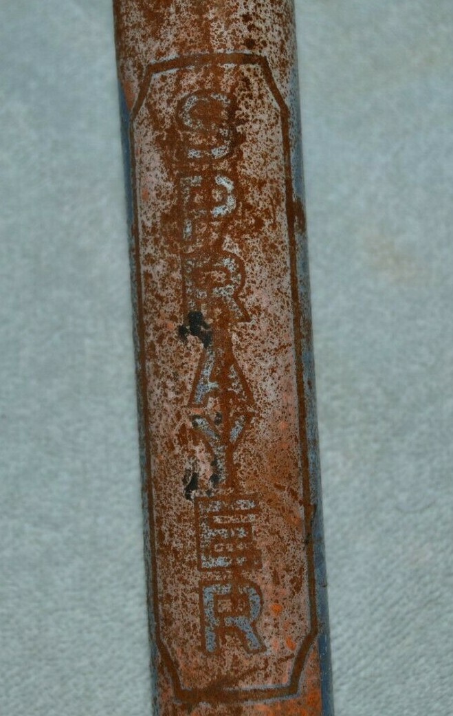 Rare Vintage The Parrott Sprayer Company Metal Spray Pump Bug Garden Wood Handle