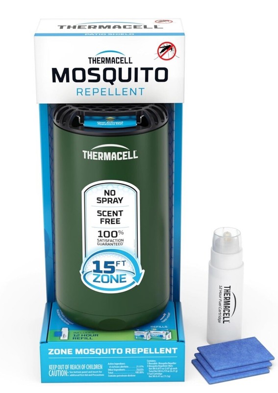 Thermacell Mosquito Repeller Patio Shield Brand New In Box Green