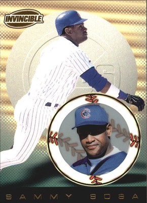 1999 Pacific Invincible Baseball Card #32 Sammy Sosa