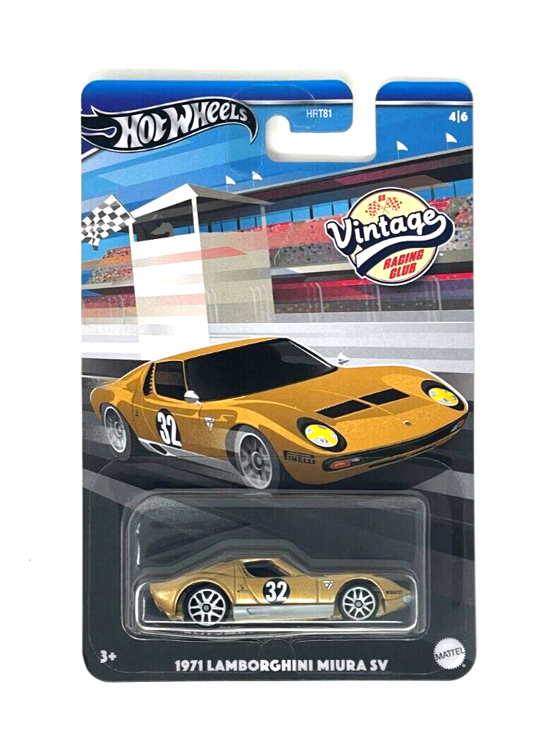 2024 Hot Wheels Vintage Racing Club 1971 Lamborghini Miura 2024 Hot Wheels Vintage Racing Club 1971 Lamborghini Miura