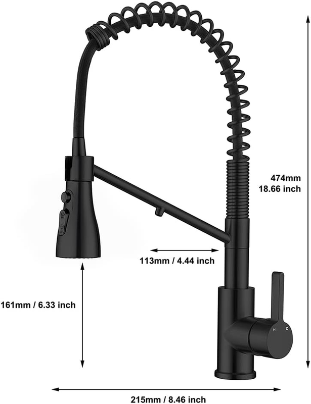 3-In-1 Kitchen Faucet with Water Filter Built In, Kitchen Drinking Water Faucet