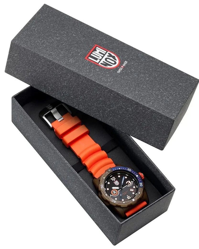 Pre-owned Luminox Xb.3729.eco Bear Grylls Survival Men's Watch 42mm 20atm