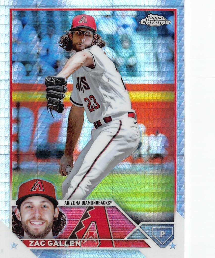 2023 Topps Chrome Prism Refractors #49 Zac Gallen p38207 | eBay