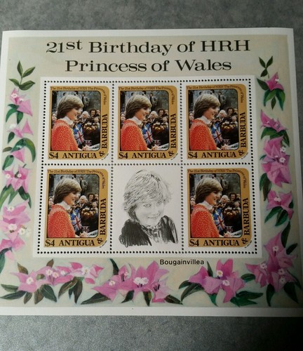 PRINCESS DIANA 21ST BIRTHDAY STAMPS LTD EDITION