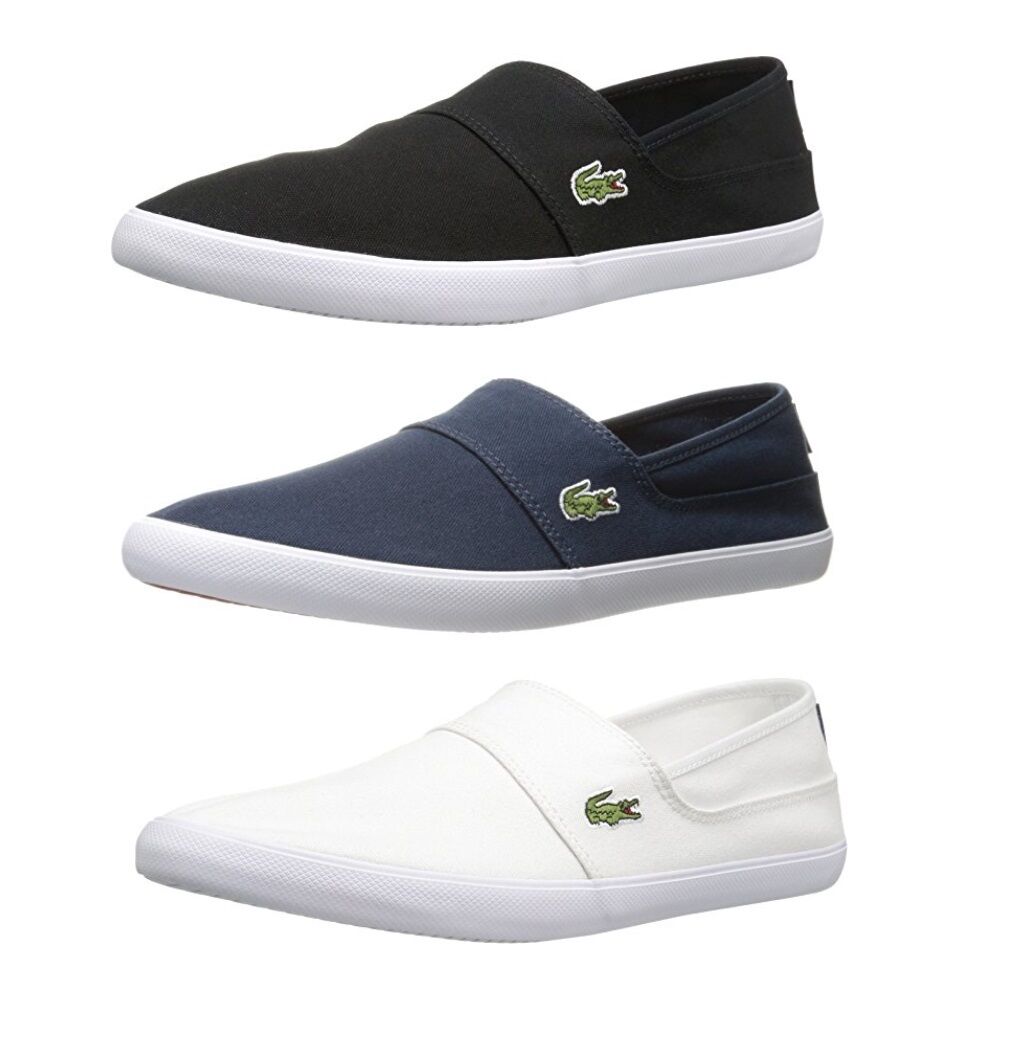 lacoste marice slip on men's