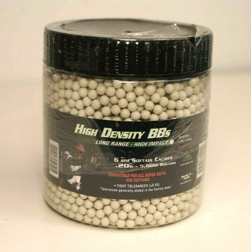 Купить Bbs шарики Airsoft BBs 6mm High Density White 0.12 gram Rifle ...