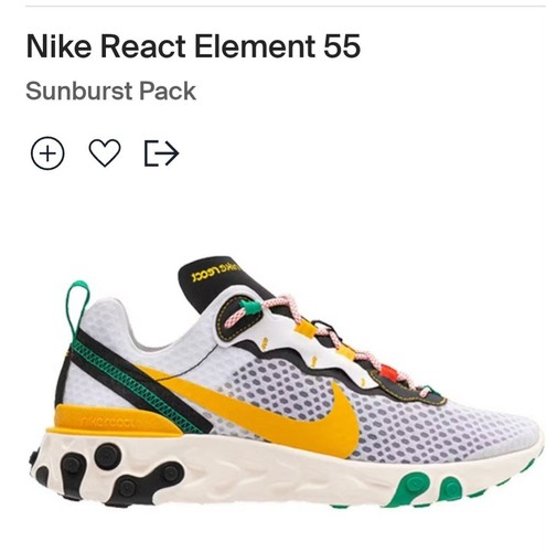 人気話題！Nike React Element 55 White Green Spark Soar Nike React Element 55 'White' CZ3600-131