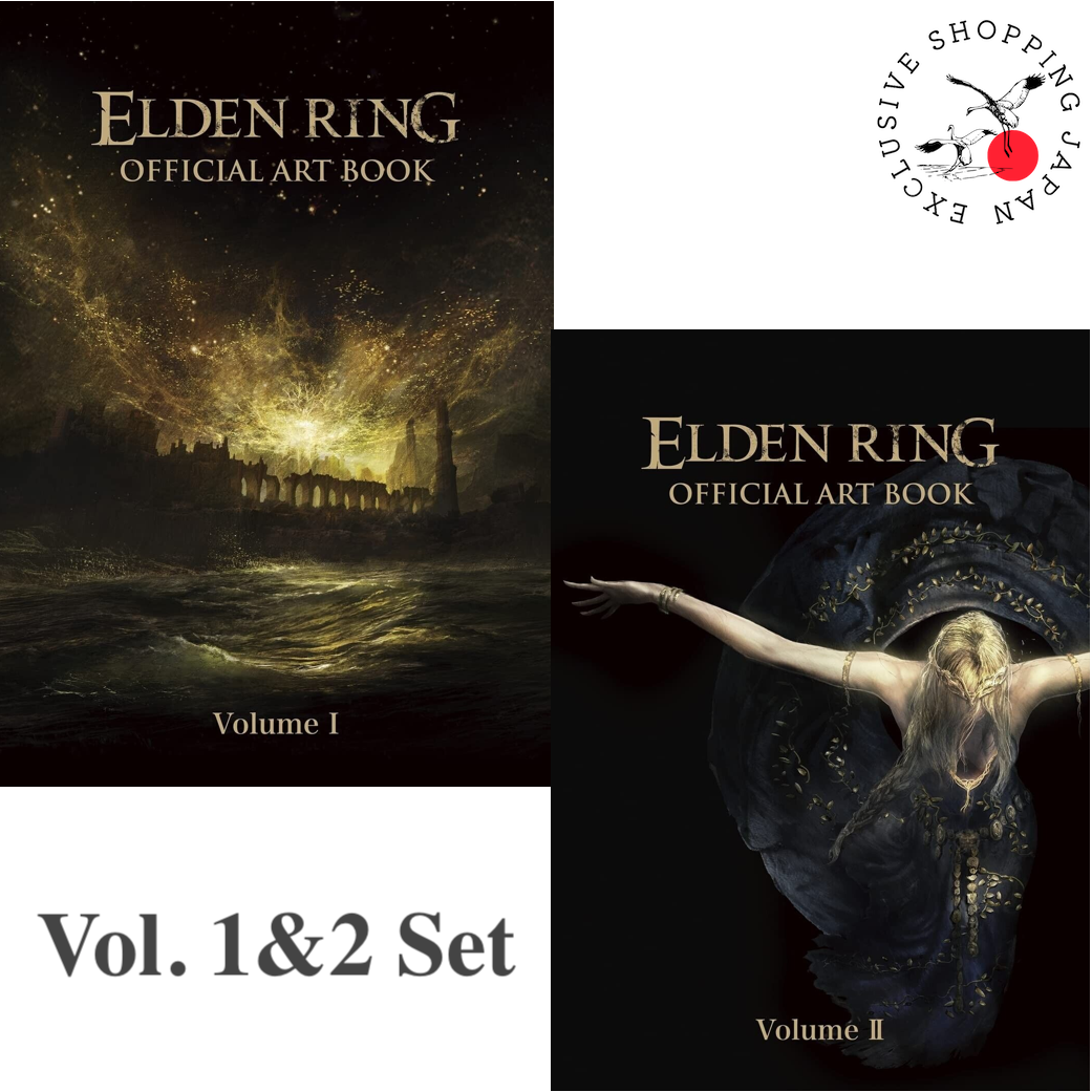 ELDEN RING Official Art Book Vol.1 & 2 Set A4 Game