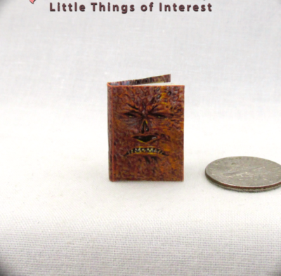 Necronomicon Ex-Mortis BOOK OF THE DEAD 1:12 Scale Miniature Illustrated Book