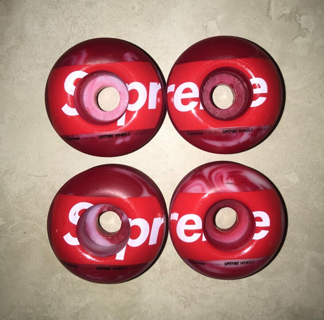 SUPREME Spitfire NOS Shop Skateboard Wheels 54mm 99duro