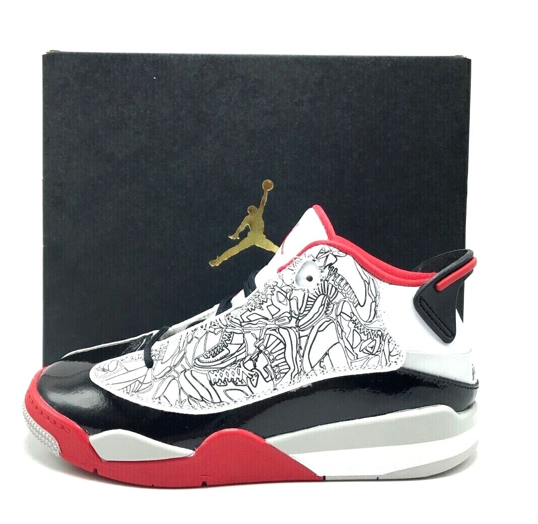 NEW* Pre-School Kids Nike Air Jordan Dub Zero (PS) White/Red