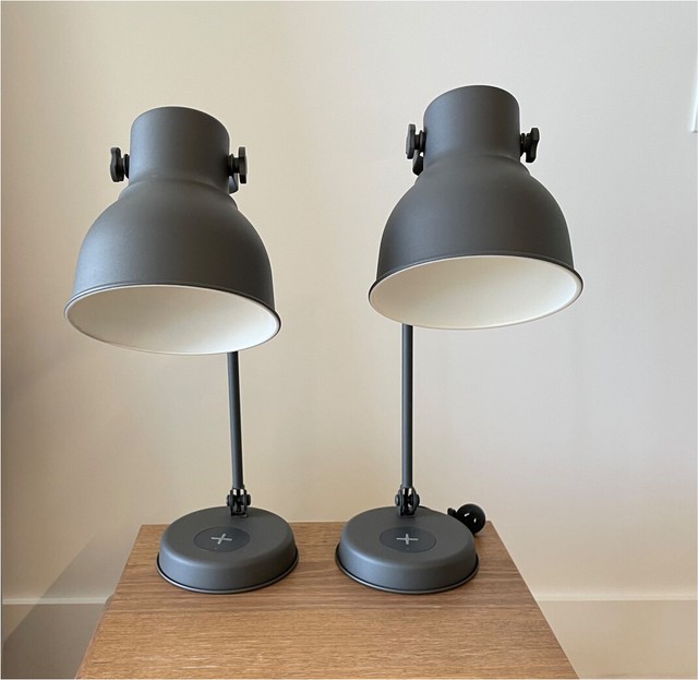 ikea hektar lamp wireless charging
