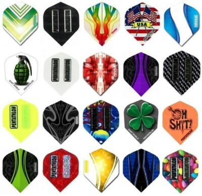 10 Sets Harrows Red Holographic Dart Flights
