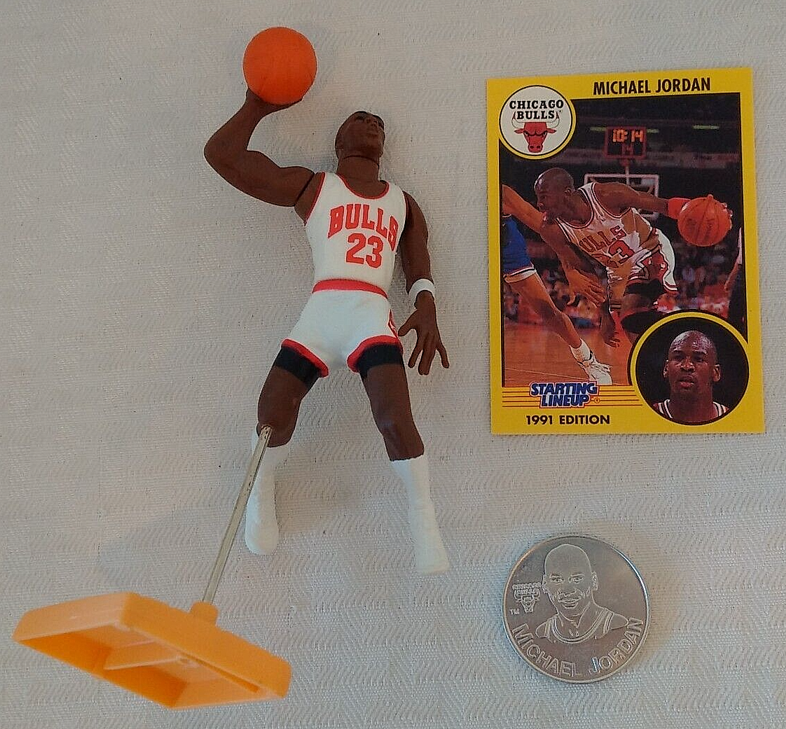 Kenner マイケルジョーダン 1991 フィギュア 3stモデル　NBA 1991 Kenner Starting Lineup NBA Loose Sports Figure - Michael