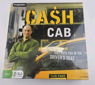 Cash Cab Trivia Board Game Imagination Ben Bailey NEW Factory Sealed