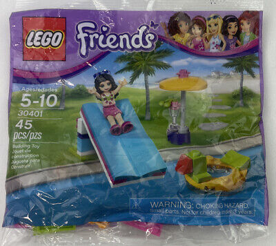 LEGO FRIENDS: Pool Slide polybag (30401) NEW SEALED