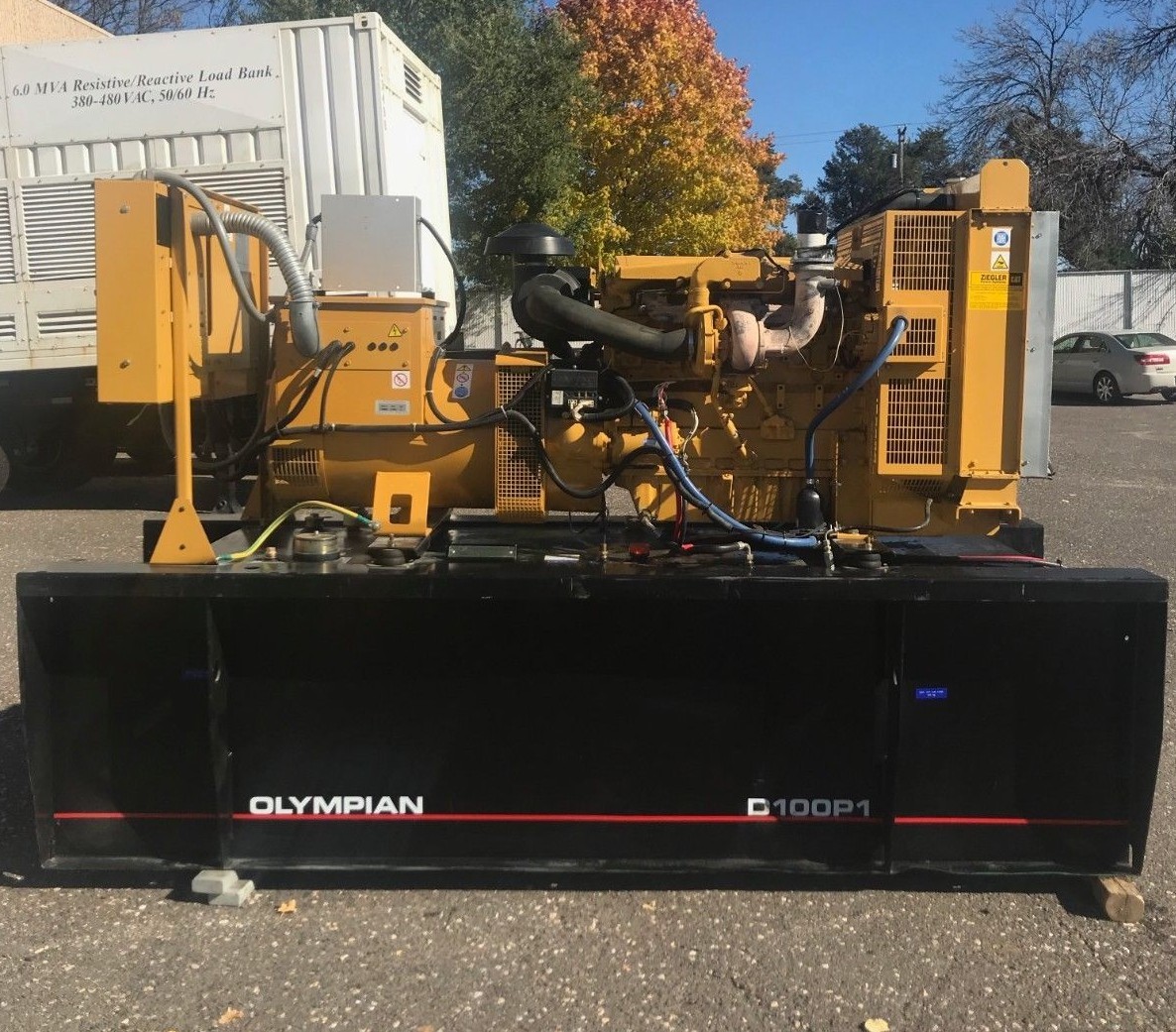 100kW Caterpillar Olympian Stationary Diesel Generator D100P1 | S/N: GABL001916