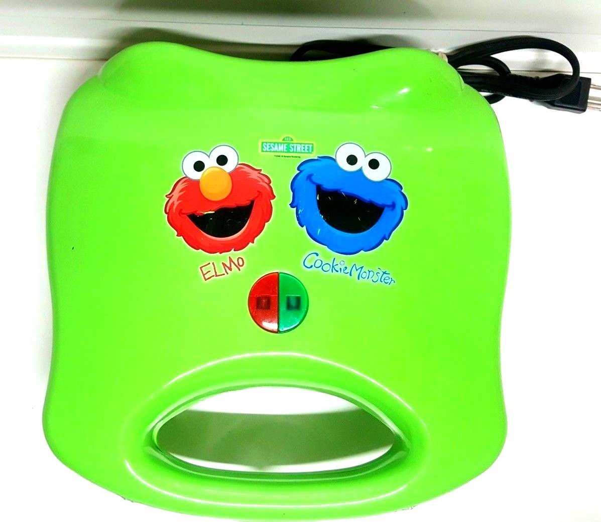 Sesame Street Elmo & Cookie Monster Electric Sandwich, Waffle Maker