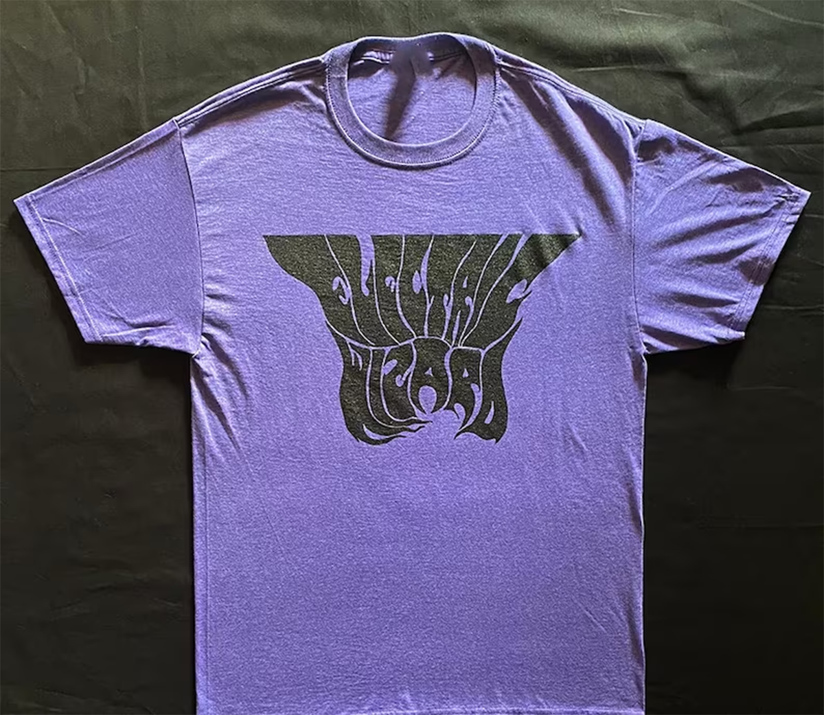 驚きの値段 RETRO Logo Wizard Electric PURPLE S Size COTTON Size T-shirt ミュージシャン