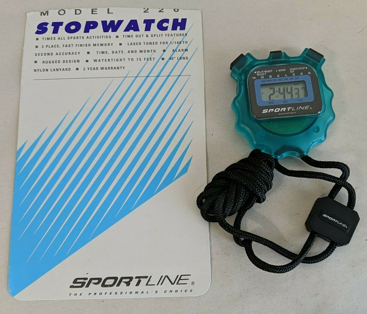 Sportline Model 226 Blue Stopwatch のeBay公認海外通販｜セカイモン
