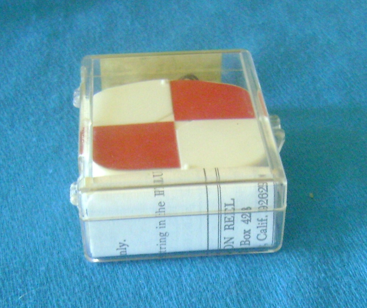 VINTAGE NEW GAMMON REEL FOR PLUMB BOB, SURVEYING, RETRACTABLE STRING