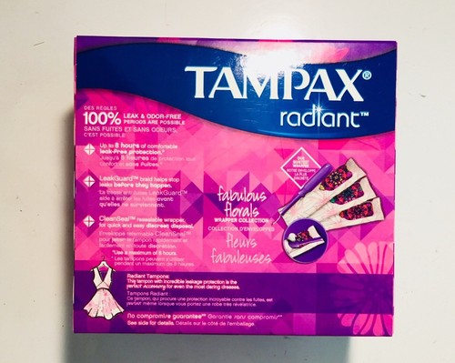 3 Tampax Radiant Duo Pak 32ct. M1