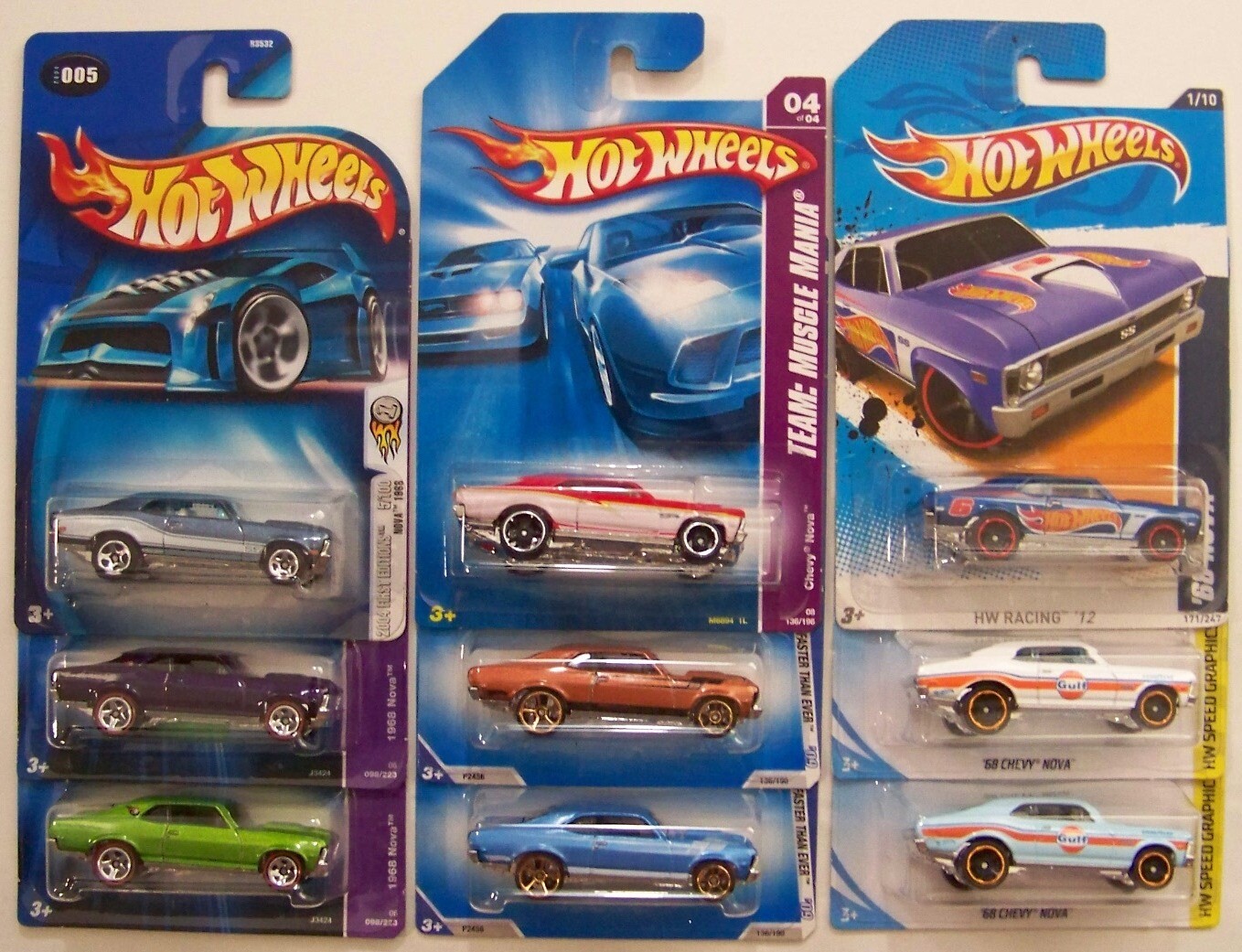 ホットウィール ★ 68 CHEVY NOVA ★ ZAMAC ★ ６台 Hot Wheels 2020 '68 Chevy Nova ZAMAC HW Rod Squad #6/10 (Lot