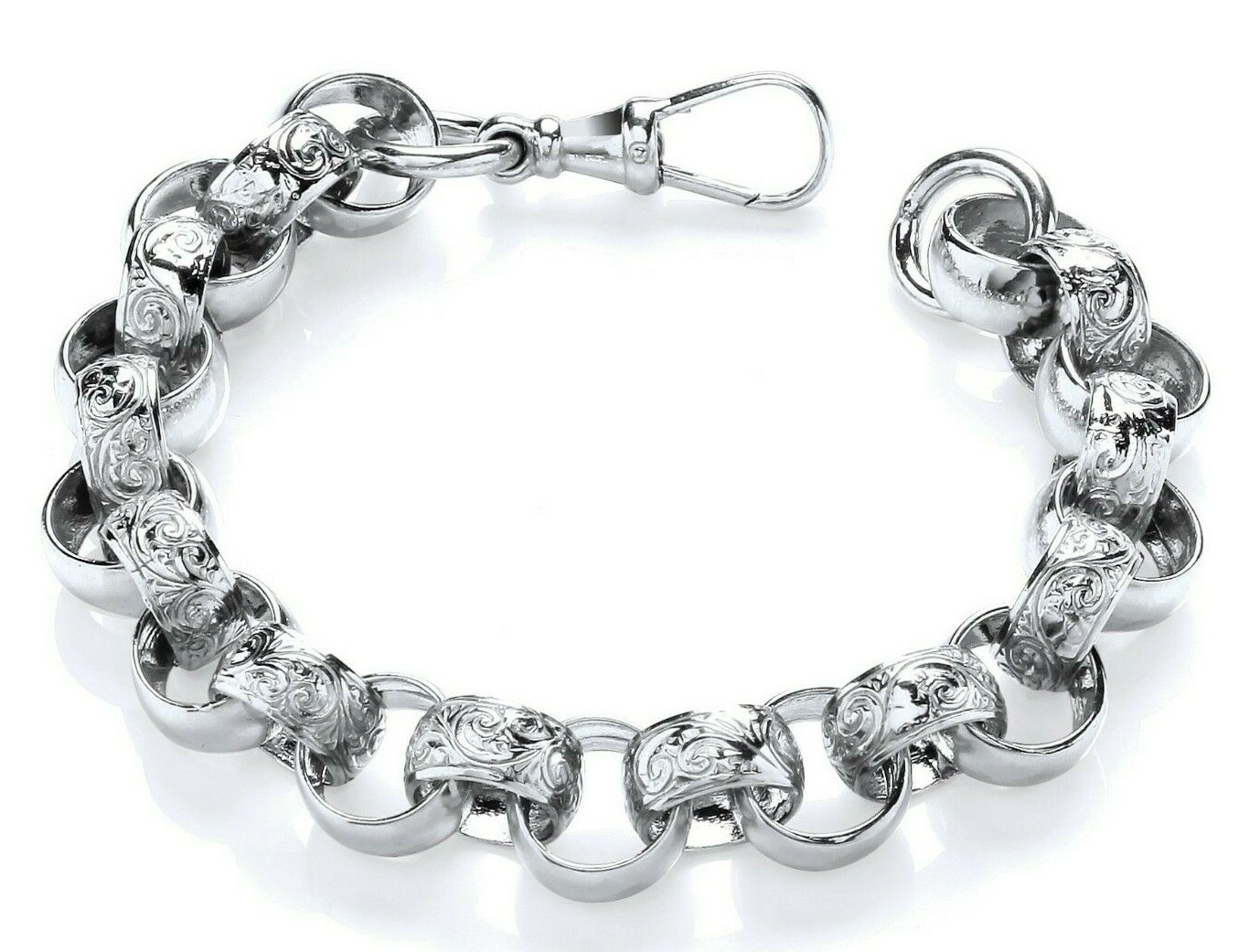 Sterling silver belcher bracelet. Sterling silver belcher bracelet.