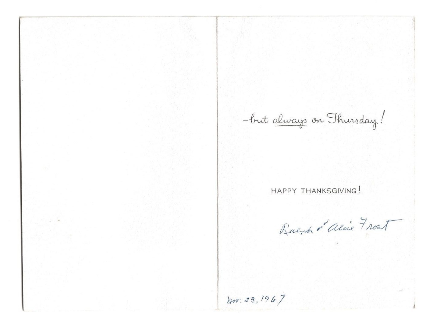 Glittered Vintage 1967 Happy Thanksgiving Card NORCROSS PILGRIM Couple & CHURCH