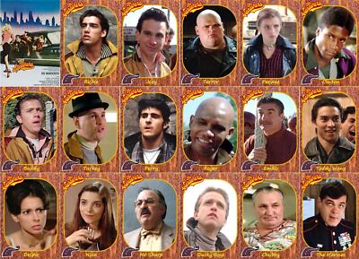 TEDMAN×DEL BOMBERS•THE WARRIORS&REALMOON The Wanderers 1979 movie Trading cards Baldies Ducky Boys