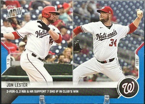2021 Topps Now - Jon Lester #528