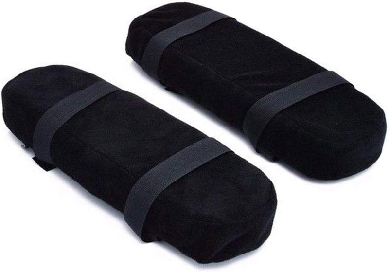 2 Pcs Memory Foam Chair Armrest Pads Cushion Cover Elbow Pillow for Forearm Pres