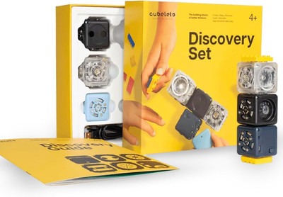 Modular Robotics Robot Blocks with 5 Robot Cubes - Discovery Set for Home Roboti