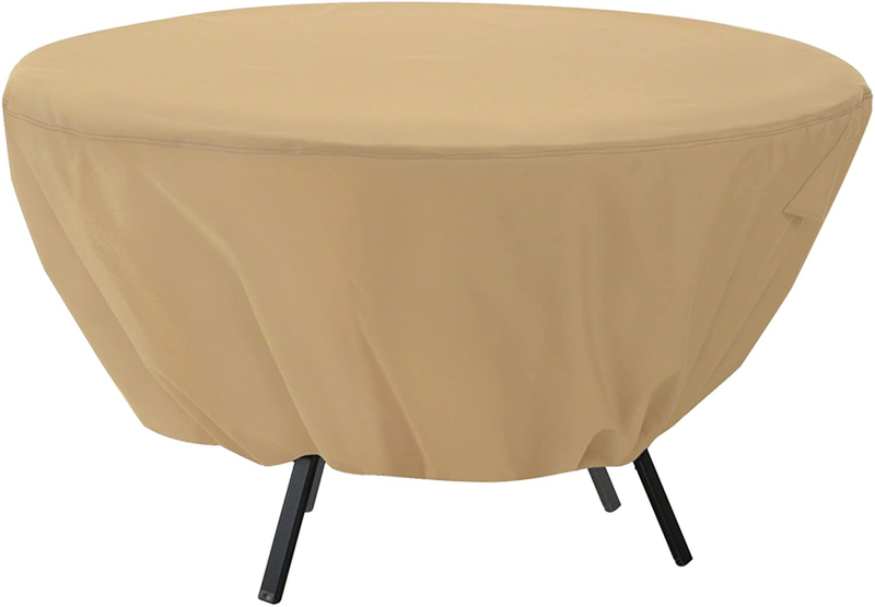 Terrazzo Water-Resistant 50 Inch round Patio Table Cover, Ou