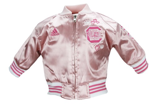 Adidas NCAA Newborn South Carolina Gamecocks Satin Cheer Jacket - Розовый