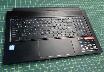 MSI GS75 Stealth 9SF Laptop Palmrest Touchpad US Keyboard 1909Z1939 #ca490	