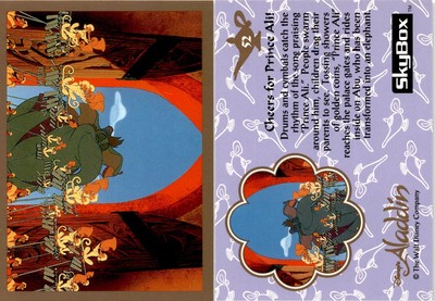 1993 Skybox Disney ALADDIN Trading Card #52