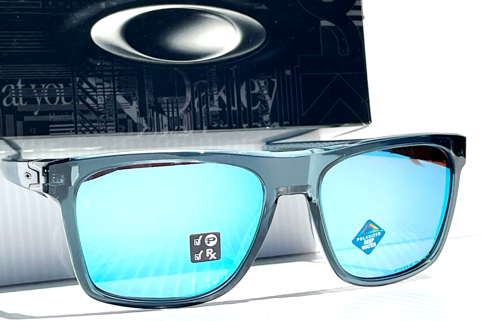 OAKLEY(オークリー) LEFFINGWELL crystal BK NEW Oakley LEFFINGWELL Crystal Black POLARIZED PRIZM Deep