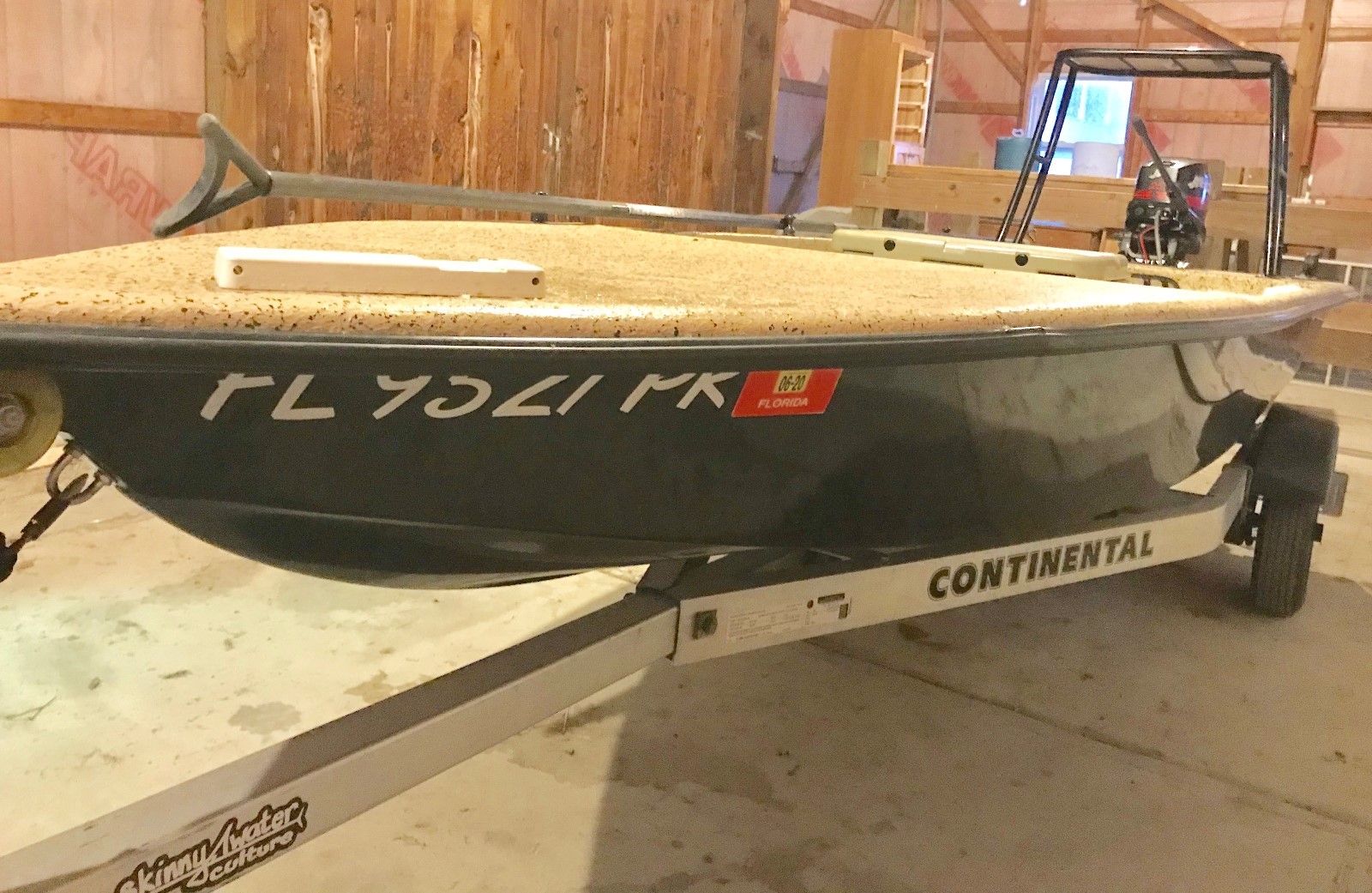 2014 I.P.B. 14ft Flats Skiff