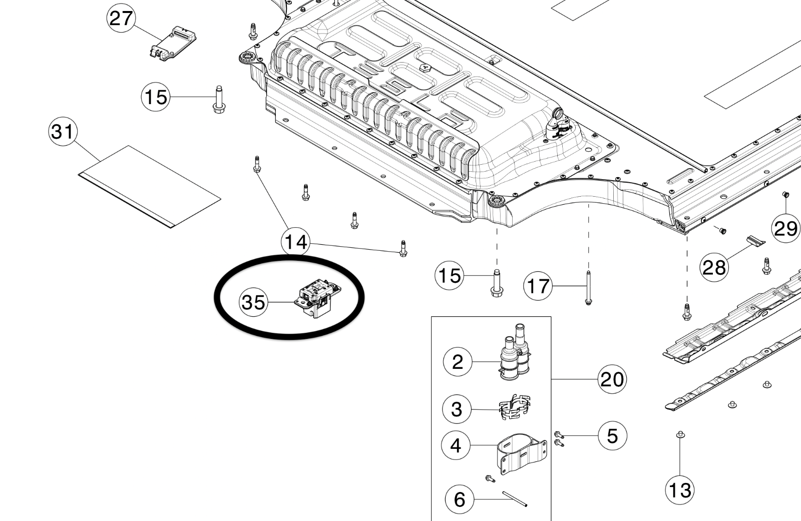 Tested! 2012-2021 Tesla Model S Model X Pyro Fuse Battery Disconnect OEM 2,000A